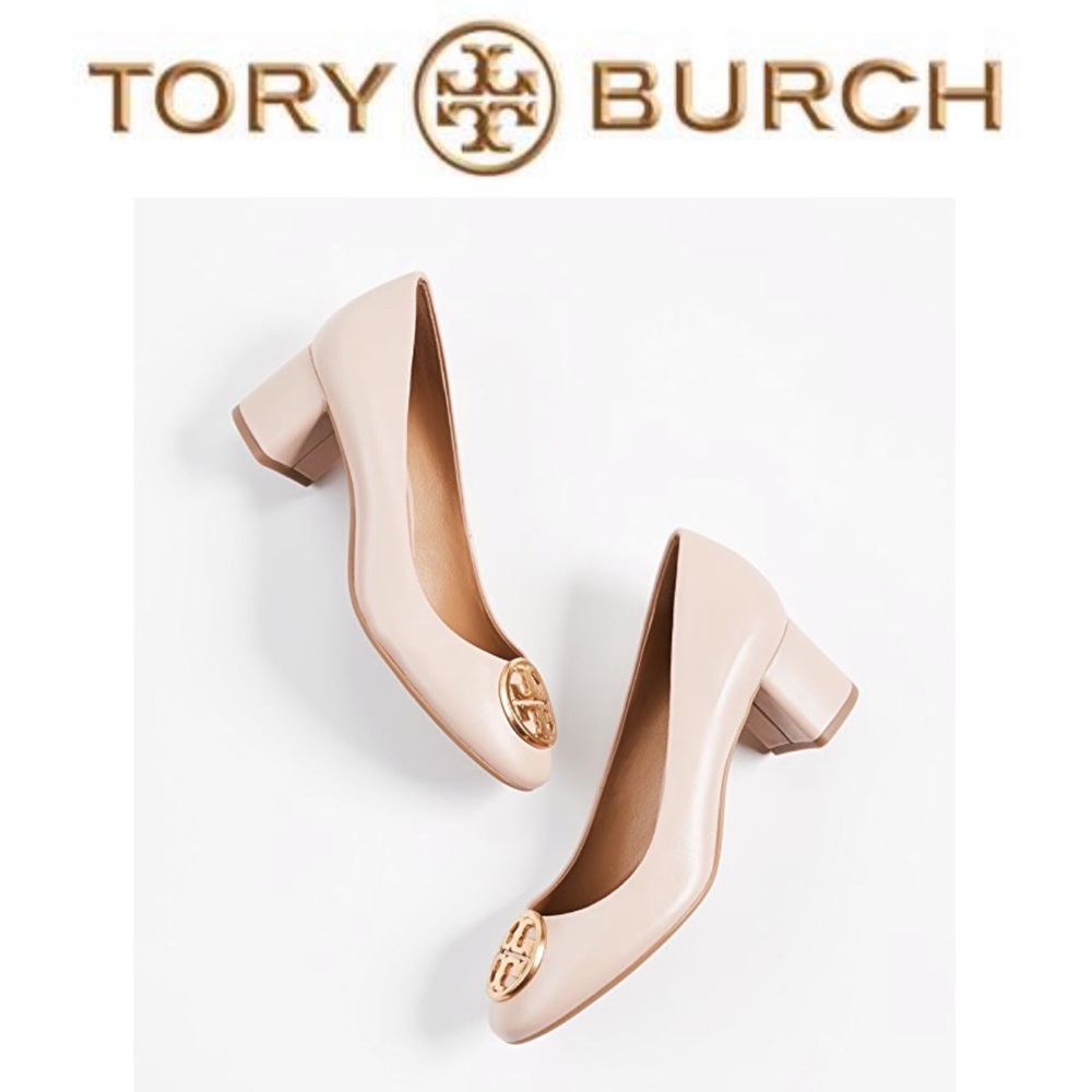 Tory Burch NIB Benton Leather Pumps 7.5